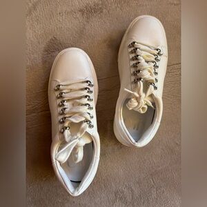 J Lo White Sneakers